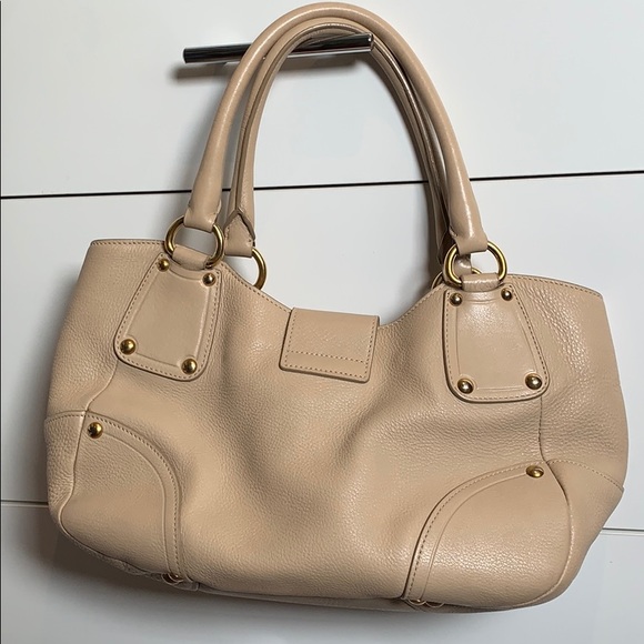 Authentic Prada Ivory Pushlock Tote Vitello Daino Medium Buckle bag - Picture 3 of 11